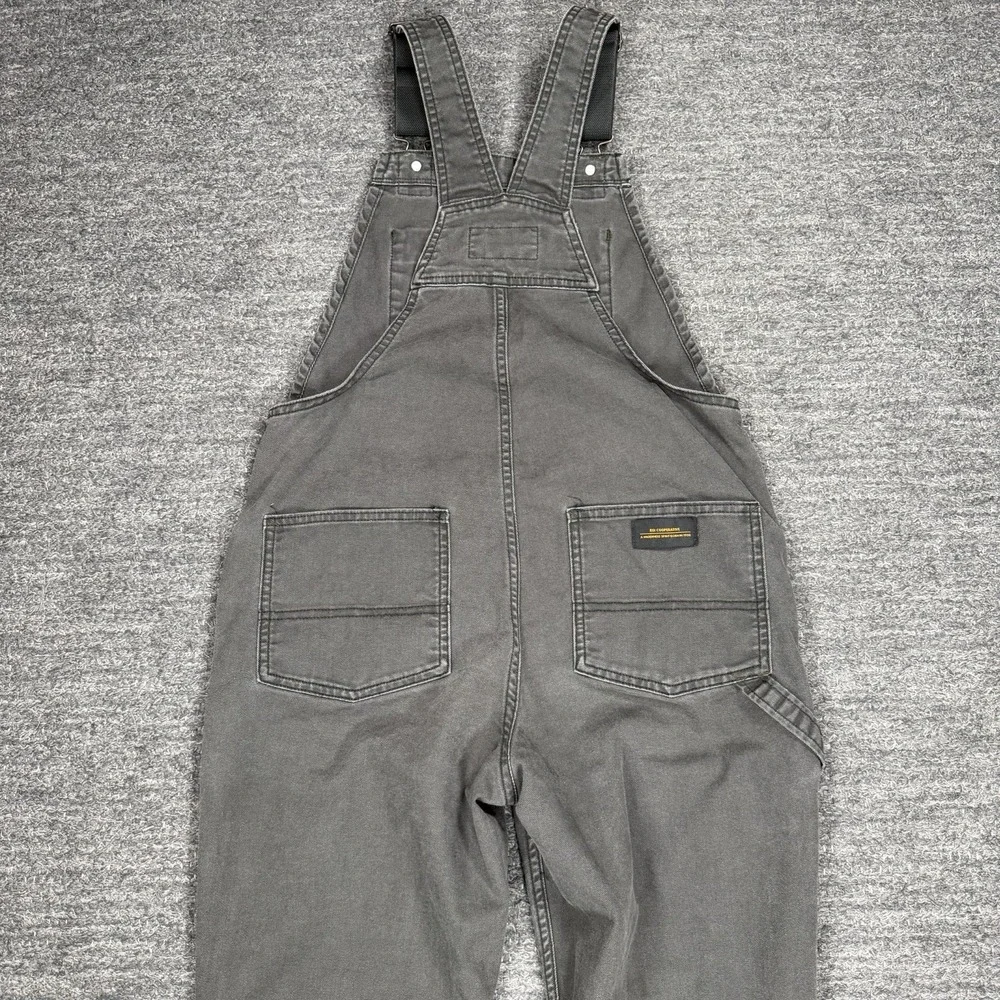 REI Co-op Trailsmith Bib Overalls Women 4  Workwear Double Knee Canvas Garden